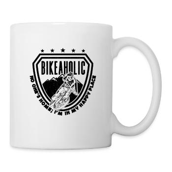 Bikeaholic No One's Home Bicycle Road Bike Cyclist - Tasse - Weiß - Rechts