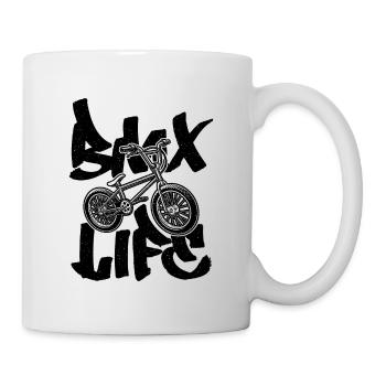 BMX Life Bicycle Cyclist Loves Cycling BMX Rider - Tasse - Weiß - Rechts