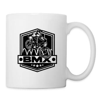 BMX Loves Bike Racing Bicyclette Cycling BMX Rider - Tasse - Weiß - Rechts