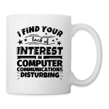 Computer Communication Funny Gift - Mug - white - Right