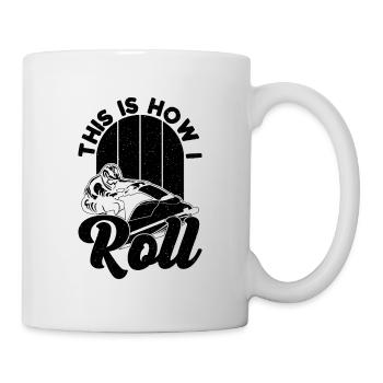 Voici comment je roule jet ski bateau à moteur jet skier - Mug blanc - blanc - Droite