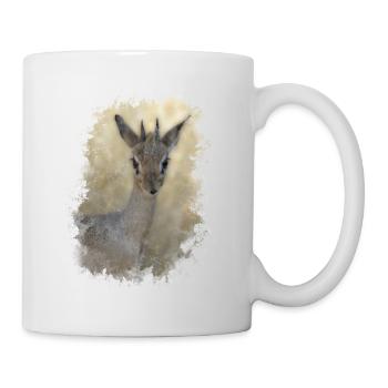 Dik Dik - Antilope - Gazelle - Afrika - Tasse - Weiß - Rechts