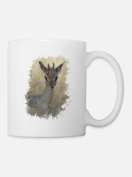 Dik Dik - Antilope - Gazelle - Afrique - Mug blanc - blanc