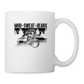 Mud Sweat Gear Mountain Sports Mountain Bike - Mug blanc - blanc - Droite