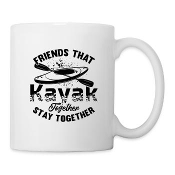 Friends That Kayak Together Canoeing Kayak Lover - Mug - white - Right