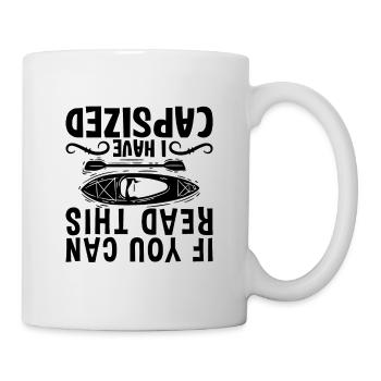 Si vous pouvez lire cet amateur de kayak canoë kayak - Mug blanc - blanc - Droite