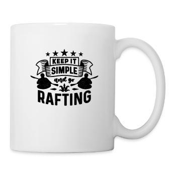 Keep It Simple And Go Loves Boating Rafting Lamateur - Mug blanc - blanc - Droite