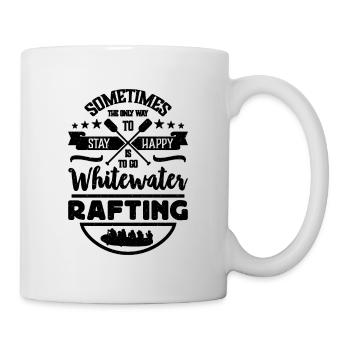 Sometimes The Only Way To Kayaking Rafting Lover - Mug - white - Right