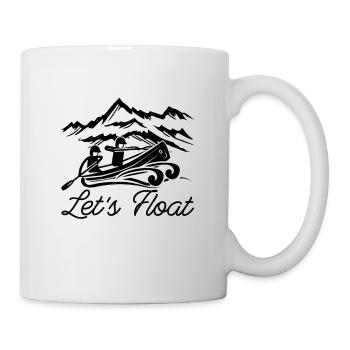 Let’s Float Boating Canoë Kayak Rafting Lover Lover - Mug blanc - blanc - Droite