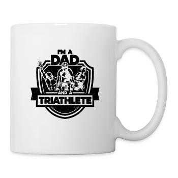I'm A Dad And A Triathlete Race Triathlon Lover - Mug - white - Right