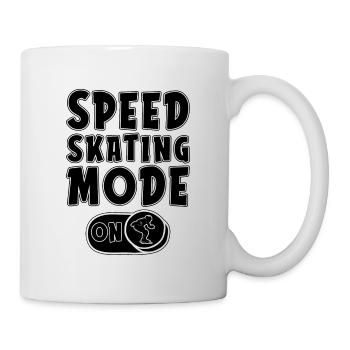 Speed Skating Mode On Winter Sports Speed Skater - Tasse - Weiß - Rechts