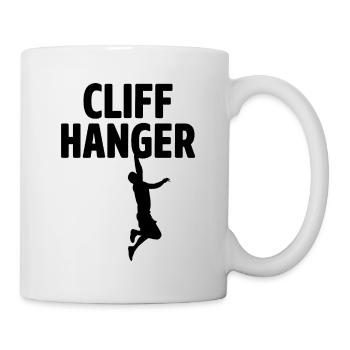 Cliff Hanger Cliff Diver Cliff Diving Tombstoning - Mug - white - Right