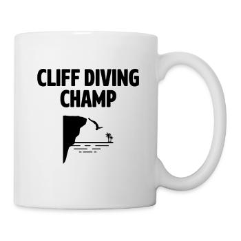 Cliff Diving Champ Cliff Diver Cliff Jumping Tombs - Mug - white - Right