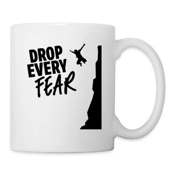 Drop Every Fear Cliff Diving Cliff Jumper Cliff Ju - Mug - white - Right