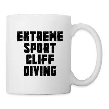 Extreme Sports Cliff Diving Cliff Jumper Cliff Jum - Mug - white - Right