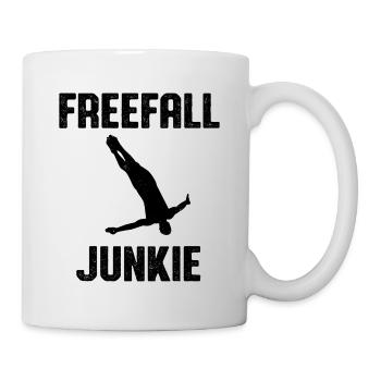 Freefall Junkie Cliff Diving Tombstoning Cliff Jum - Mug - white - Right