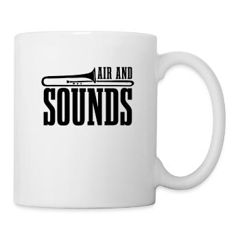 Air And Sounds Trombone Marching Band Trombonist - Tasse - Weiß - Rechts