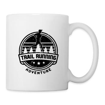 Trail Running Adventure Retro Running Trail Runner - Mug blanc - blanc - Droite
