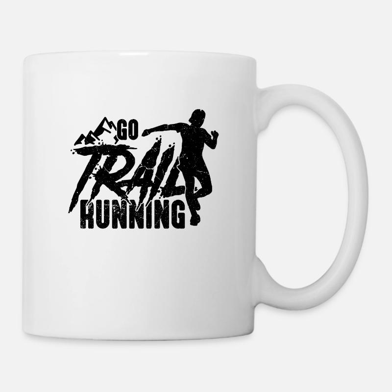 Go Trail Running Trekking Athlètes Trail Runner - Mug blanc - blanc