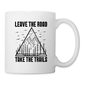Leave The Road Take Marathoner Hiking Trail Runner - Mug - white - Right
