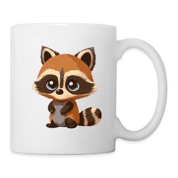 small raccoon - Mug - white - Right