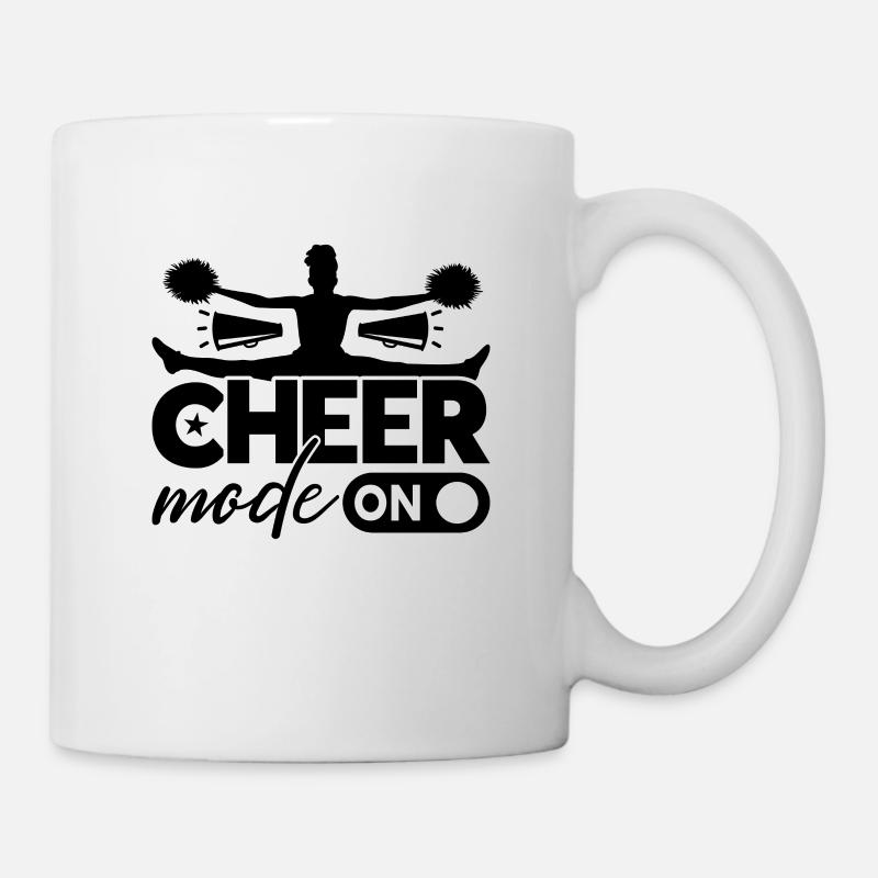 Cheer Mode On Cheer Squad Dancing Cheerleader - Tasse - Weiß