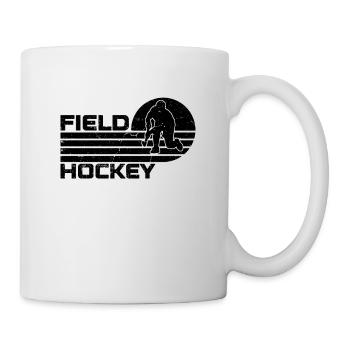 Field Hockey Retro Goalkeeper Lover Hockey Player - Mug - white - Right