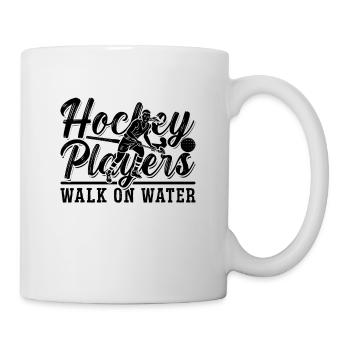 Hockey Players Walk On Foot Ball Hockey Player - Tasse - Weiß - Rechts