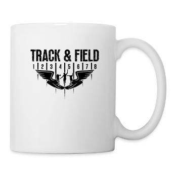 Track And Field Sprinting Triathlon Race Sprinter - Mug - white - Right