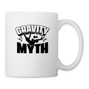 Gravity Is A Myth Track And Field Pole Vaulter - Mug - white - Right