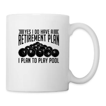 Yes I Do Have A Retirement Cue Stick Pool Player - Mug - white - Right