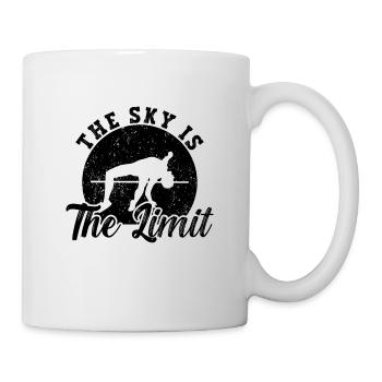 The Sky Is The Limit Loves High Jump Pole Vaulter - Mug - white - Right