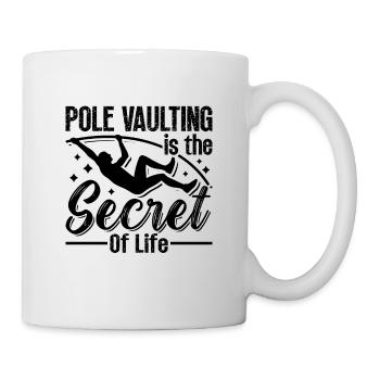 Pole Vaulting Track And Field Pole Vaulter - Tasse - Weiß - Rechts