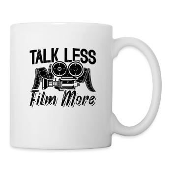 Talk Less Film More Video Editor Film Directors - Mug - white - Right