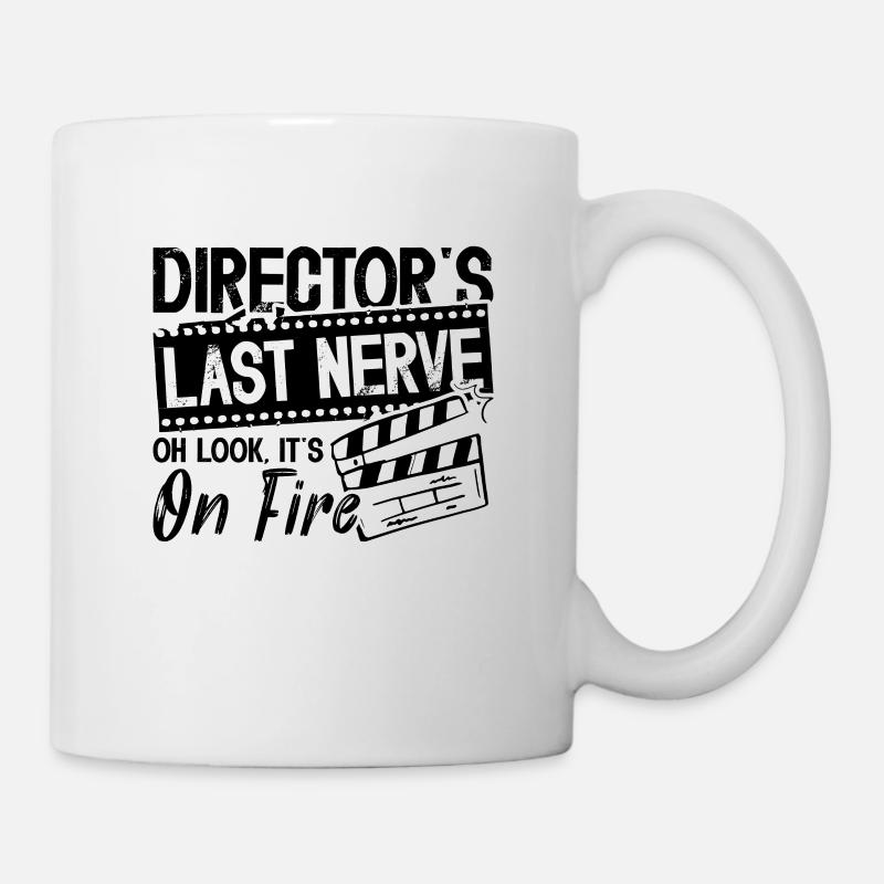 Le dernier nerf du réalisateur Oh Réalisateurs de films - Mug blanc - blanc