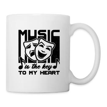 Music Is The Key To My Musical Movie Theatre Actor - Mug - white - Right