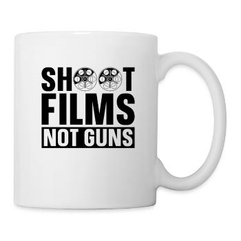 Filmez des films, pas des armes à feu Montage vidéo Réalisateurs de films - Mug blanc - blanc - Droite
