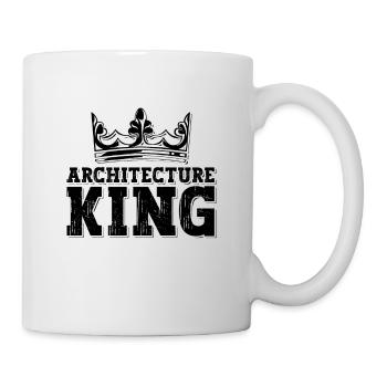 Architecture King Construct Building Architects - Mug - white - Right