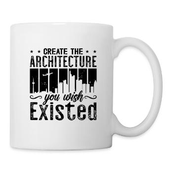 Create The Architecture Retro Engineer Architects - Tasse - Weiß - Rechts
