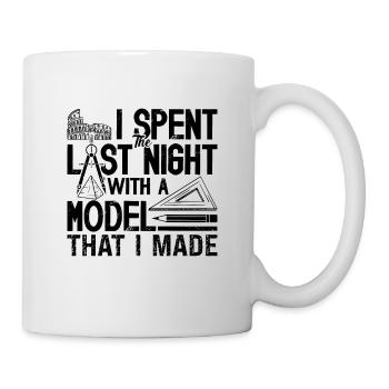 I Spent The Night With A Construction Architects - Tasse - Weiß - Rechts