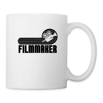 Filmmaker Retro Cinematography Director Filmmaker - Mug - white - Right