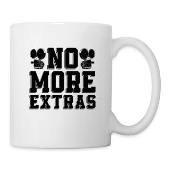 No More Extras Filmmaking Cinematography Filmmaker - Mug - white - Right