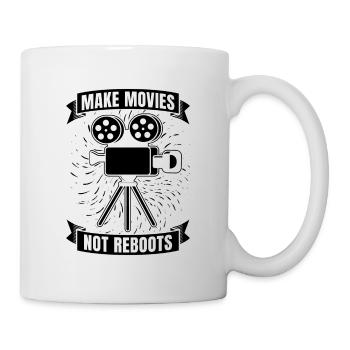 Make Movies Not Reboots Movie Director Filmmaker - Mug - white - Right