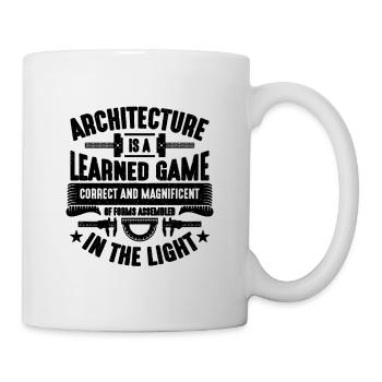 Architecture Is A Learned Game Building Architects - Mug - white - Right
