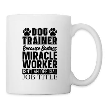 Dresseur de chiens parce que les dresseurs d’animaux amoureux des animaux - Mug blanc - blanc - Droite