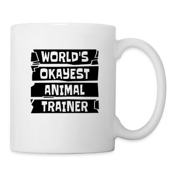 World’s Okayest Animal Dog Trainer Dresseurs d’animaux - Mug blanc - blanc - Droite