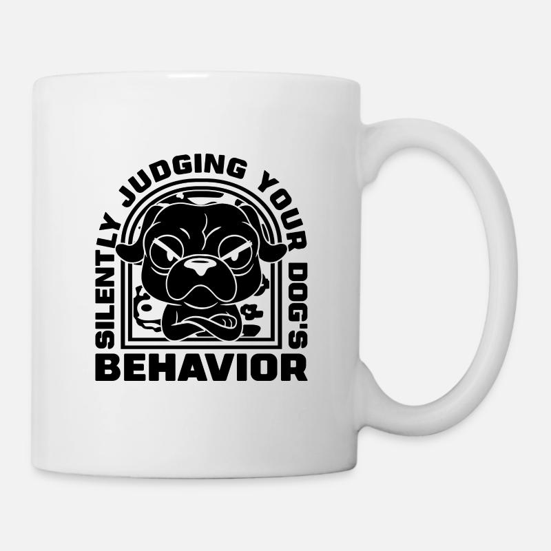 Silently Judging Your Dog Training Animal Trainers - Mug - white
