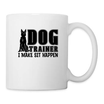 Dog Trainer I Make Sit Zookeeper Animal Trainers - Tasse - Weiß - Rechts