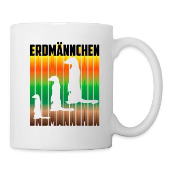 DIE ERDMÄNNCHEN Meerkats - Tasse - Weiß - Rechts
