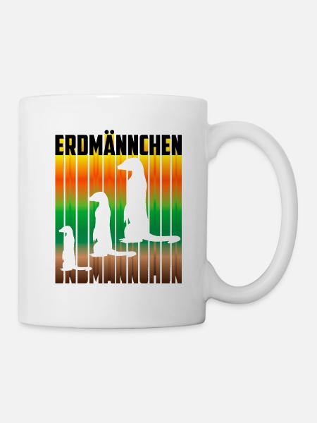 DIE ERDMÄNNCHEN Meerkats - Tasse - Weiß